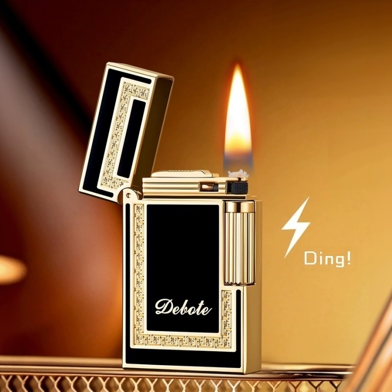 Vintage Collectible Lighters - Neuartiger Klassischer Vintage-Öllampe-Feuerzeug Premium-Qualität Lauter Klang