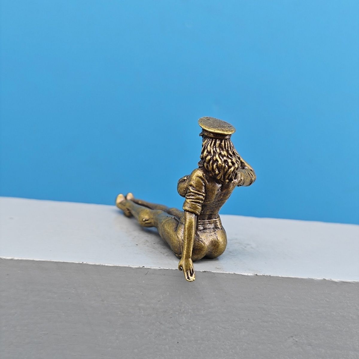 Massive Messing-Miniatur-Mädch – Vintage Collectible Cars Bewertung und Preis