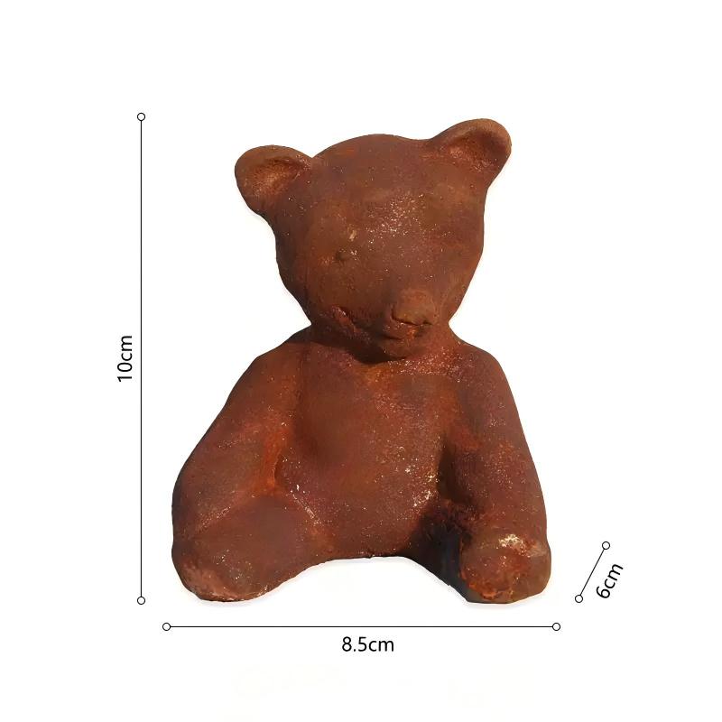Rustikale Gusseisen-Bärenfigur – Vintage Collectible Bears Bewertung und Preis