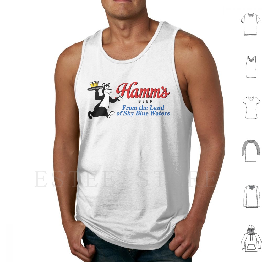 Hamm's Beer Bear Design Tank T – Vintage Collectible Bears Bewertung und Preis