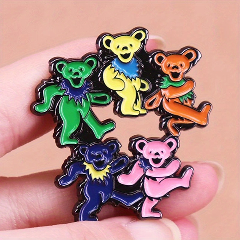 Dancing Bears Emaille Pin Rock – Vintage Collectible Bears Bewertung und Preis