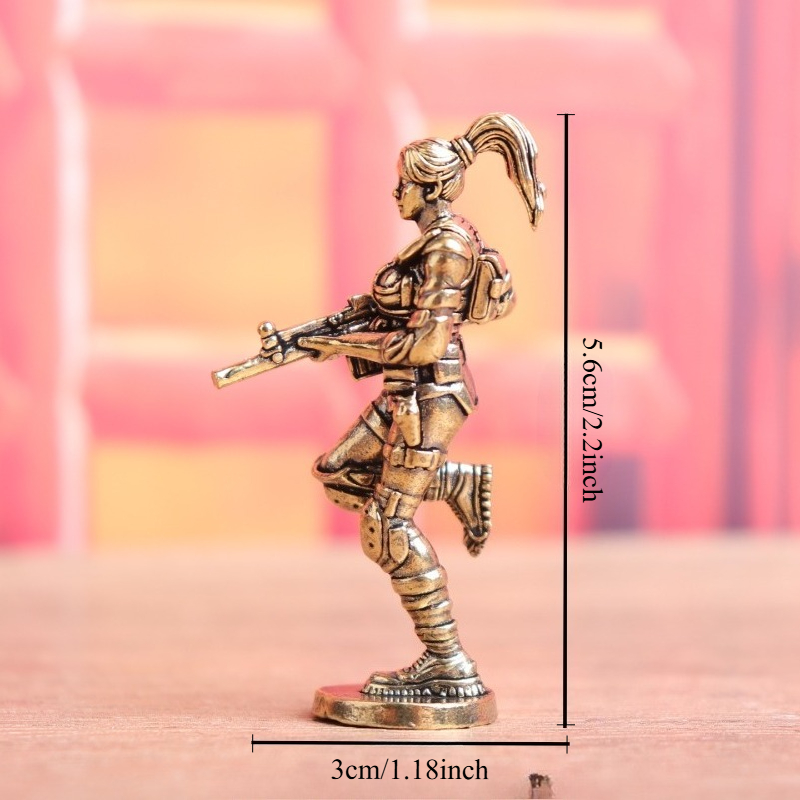 Messing-Figur einer weiblichen – Vintage Collectible Ornaments Bewertung und Preis