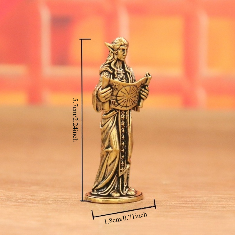 Vintage-Messingfigur eines Elf – Vintage Collectible Ornaments Bewertung und Preis