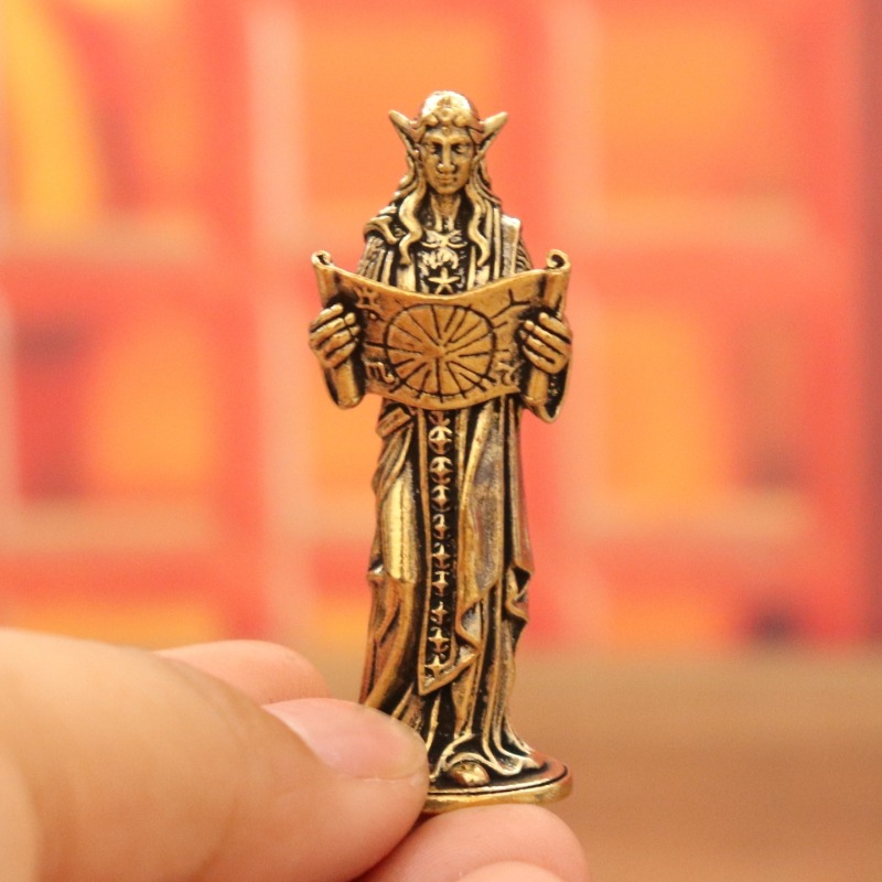 Vintage-Messingfigur eines Elf – Vintage Collectible Ornaments Bewertung und Preis